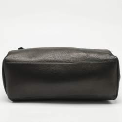 Givenchy Black Leather Pandora Flap Top Handle Bag