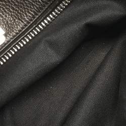Givenchy Black Leather Pandora Flap Top Handle Bag