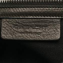 Givenchy Black Leather Pandora Flap Top Handle Bag