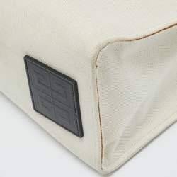 Givenchy Beige/Black Canvas Medium G Tote