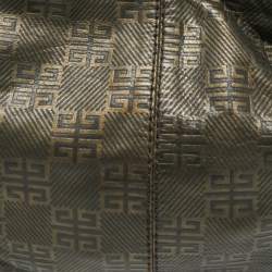 Pre Owned Givenchy Metallic Signature Leather Side Zip Hobo