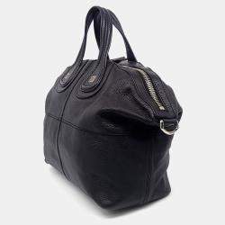 Pre Owned حقيبة جيفنشي نايتنغيل متوسطة جلد سوداء