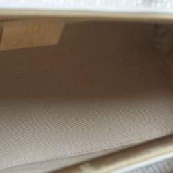 Pre Owned حقيبة توت جيفنشي أنتيغونا صغيرة بقفل ساتان وجلد مرصعة بالكريستال الذهبي