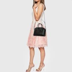 Pre Owned Givenchy Black Leather Mini Antigona Satchel