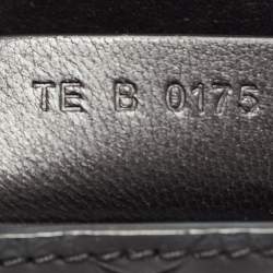 Pre Owned Givenchy Black Python and Patent Leather Mini Pandora Box Crossbody Bag