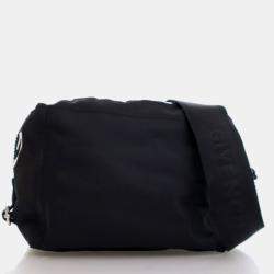 Pre Owned Givenchy Pandora Black Nylon Shoulder Bag