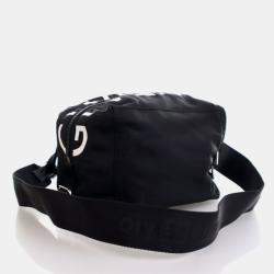 Pre Owned Givenchy Pandora Black Nylon Shoulder Bag