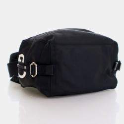 Pre Owned Givenchy Pandora Black Nylon Shoulder Bag