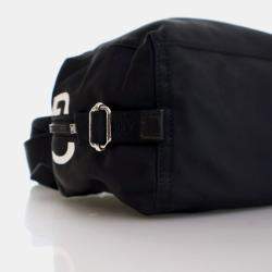 Pre Owned Givenchy Pandora Black Nylon Shoulder Bag