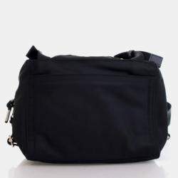 Pre Owned Givenchy Pandora Black Nylon Shoulder Bag