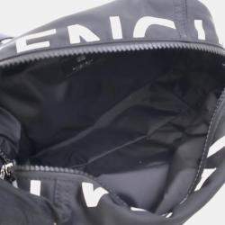 Pre Owned Givenchy Pandora Black Nylon Shoulder Bag