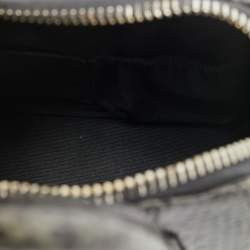 Pre Owned حقيبة ساتشل جيفنشي أنتيجونا جلد منقوش كروك رمادي داكن صغيرة