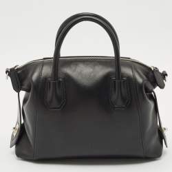 Pre Owned Givenchy Black Leather Small Soft Antigona Satchel