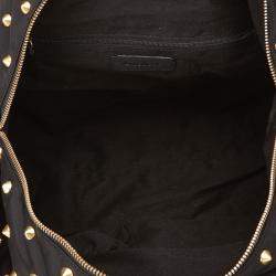 مملوكة مسبقًا Givenchy Black Studded Nylon Satchel Bag