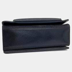 Pre Owned Givenchy Black Leather GV3 Small