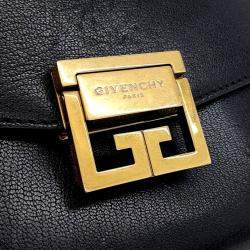 Pre Owned Givenchy Black Leather GV3 Small