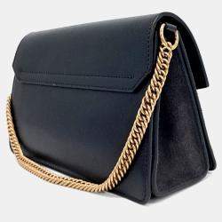 Pre Owned Givenchy Black Leather GV3 Small