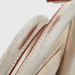 Pre Owned Givenchy White Leather Small Antigona Satchel