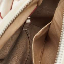 Pre Owned Givenchy White Leather Small Antigona Satchel