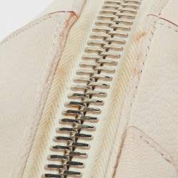 Pre Owned Givenchy White Leather Small Antigona Satchel