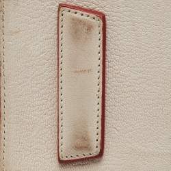 Pre Owned Givenchy White Leather Small Antigona Satchel