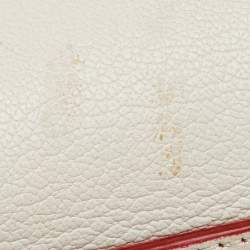 Pre Owned Givenchy White Leather Small Antigona Satchel