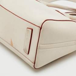 Pre Owned Givenchy White Leather Small Antigona Satchel