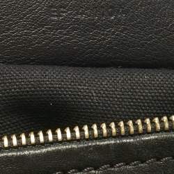 Pre Owned Givenchy Black Distressed Leather Mini Pandora Sugar Crossbody Bag