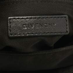 Pre Owned حقيبة كتف جيفنشي جلد سوداء بغطاء