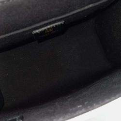 Pre Owned Givenchy Black White Leather Canvas G Tote Bag Mini