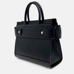 Pre Owned Givenchy Black Leather Horizon Small