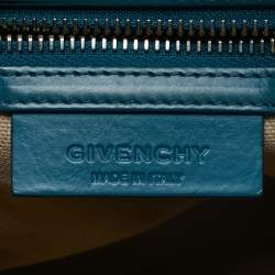 Pre Owned Givenchy Green Patent and Leather Small Antigona Satchel