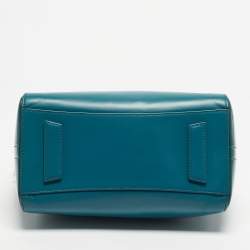 Pre Owned Givenchy Green Patent and Leather Small Antigona Satchel