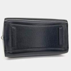 Pre Owned Givenchy Black Leather Antigona Medium