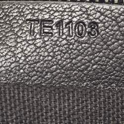 Pre Owned Givenchy Black Leather Antigona Flat Zip Clutch