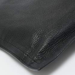 Pre Owned Givenchy Black Leather Antigona Flat Zip Clutch