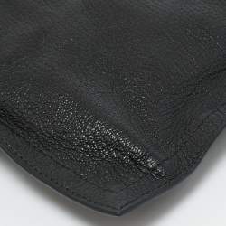 Pre Owned Givenchy Black Leather Antigona Flat Zip Clutch