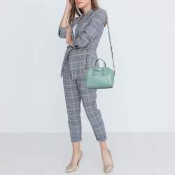 Pre Owned Givenchy Aqua Leather Mini Antigona Satchel