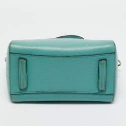 Pre Owned Givenchy Aqua Leather Mini Antigona Satchel