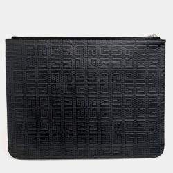 Pre Owned Givenchy Black Leather clutch