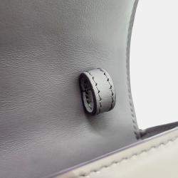 Pre Owned Givenchy Purple Patent Leather 4G Shoulder Bag Small