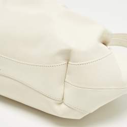 Pre Owned Givenchy White Leather Kenny Shoulder Bag