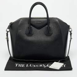 مملوكة مسبقًا Givenchy Black Leather Medium Antigona Satchel