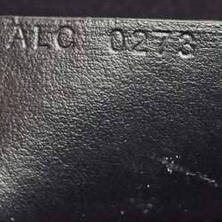 Pre Owned Givenchy Black 4G Embroidered Canvas Wristlet Pouch