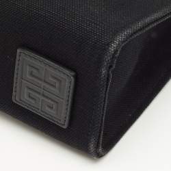 Pre Owned Givenchy Black Canvas Mini Vertical G Tote