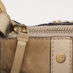 Pre Owned Givenchy Beige Leather Tassel Shoulder Bag