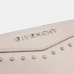 Pre Owned Givenchy Pink Leather Clutch