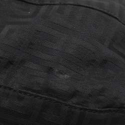 Pre Owned Givenchy Black Monogram Canvas and Leather Top Handle Bag