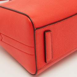 Pre Owned Givenchy Red Leather Mini Antigona Satchel