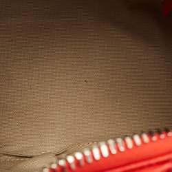 Pre Owned Givenchy Red Leather Mini Antigona Satchel